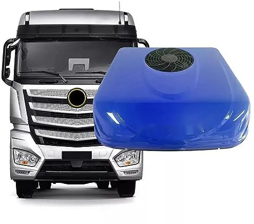 Aire acondicionado de doble Rotor de 24V, aire acondicionado de techo de 12V CC para camión, caravana, caravana, caravana al aire libre (12V)