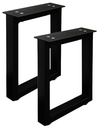 Jahof Heavy Duty Industrielle Möbelbeine 2 Stück (Rechteckig, B30xH40cm)