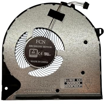 VoltaGuru CPU Kühler Ersatz HP 250 G8, 255 G8, 256 G8, 250 G9, 255 G9, 256 G9, 15-DW, 15T-DW, 15S-DR, 15S-DU, 15S-DY, 15-GW, 15Z-GW, 15S-GR, 15S-GU, 15S-GY, Model DC28000N6F0, FCC2 DFS5K12114464N FLG0