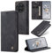 Cracedily Handyhülle für OnePlus 12 Hülle, Klapphülle Premium Lederhülle Klappbar Flip Case Tasche Magnet Kartenfach Standfunktion Klapphülle Schutzhülle für OnePlus 12 5G Handyhülle, Schwarz