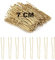Haarnadeln Groß 100 Stück, 7cm Gold U-förmige Haarklammern für dickes Haar, Bobby Pins mit Aufbewahrungsbox, Haarklemmen Damen, Haarschmuck für Frauen bei Hochzeit & Friseursalon (Gold, 7 cm)