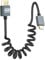 CERRXIAN Câble mini HDMI vers HDMI 8K, câble spiralé Ultra HD haute vitesse HDMI vers mini HDMI 2.1, prend en charge 8K 4K 3D et HDR dynamique jusqu'à 48 Gbit/s, compatible avec TV, PC, etc. 0,9 m