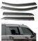 SMLZR Auto Windabweiser für Benz E Class W212 2010-2015,Getönt Set 4-Teilig Regenabweiser Windabweiser Set Aerodynamisch Verringerung von Lärm und Lufttu Langlebig & Robust Autozubehör