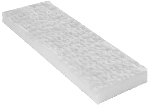 1x Keramikschwamm 20 x 7 x 1,3 cm BioFlex Keramische Wolle Keramik Wolle für Ethanol Kamin Brenner