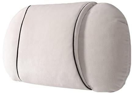 LICOME Auto Kopfstütze Nackenkissen für Audi A1 A3 A4 A5 A6 A7 A8 E-tron GT, Auto Nackenkissen Autositz Kopfstütze Bequeme Nackenstütze Kopfkissen, Auto Kopfstützenkissen zum Fahren,D White