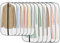 Dntorx 12 Stück Kleidersack, 120/100 x 60 cm Kleidersäcke PEVA Durchscheinende Kleiderschutzhülle mit Reißverschluss Kleiderhülle zum Schutz von Anzug Hemd Kleider Mantel