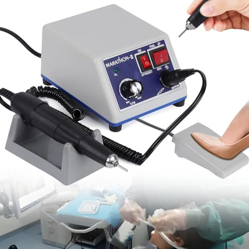 Mikromotor for Laborschmuck, Mikromotor-Handset, Dentallabor, Marathon-Mikromotor-Polieren for Laborschmuck, Keramik, Silikon, Glasarbeiten, elektrisches Polieren, Mikromotor-Polierer, Marathon-Dental
