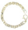 Königsarmband 925 Silber 8mm 27 cm Silberarmband Armband Königskette Damen Herren original italienische Byzantiner Kette Schmuck ab Fabrik tendenze Italy D-BZ8-27