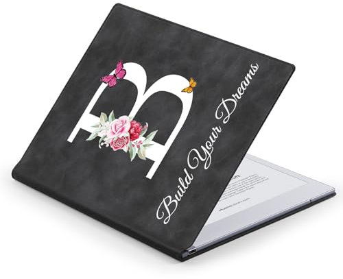 Ayotu Custom Case for Remarkable 2 Paper Tablet 10.3 - 2020 Release, Personalized with Monogram, Initial, Text, Name and Logo, Ideal for Unique Name Combinations (Gray)