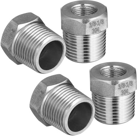 ibasenice 4stücke Schlauchverbinder Aus Für Wasserhahn Schlauchverlängerungsadapter Mit Gewinde Passend Für Bad Küche Und Sanitäranlagen Im Lieferumfang Enthalten