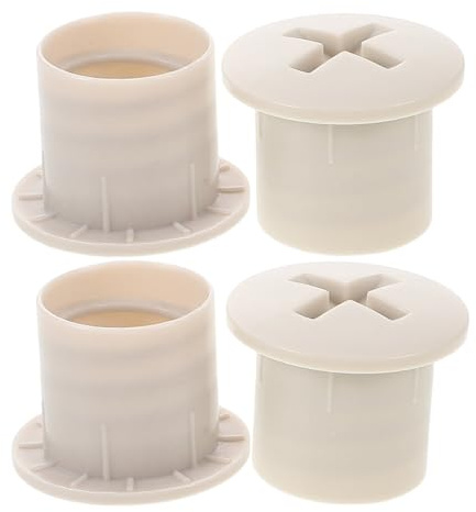 SUPVOX Set di 4 tappi per viti in plastica per scivoli per bambini, accessori per attrezzature da gioco, colore: grigio
