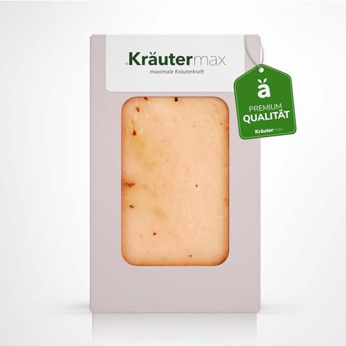 Rose Seife Rosenseife Handgemacht Stück mit Rosenduft und Rose Blätter 1 x 100 g