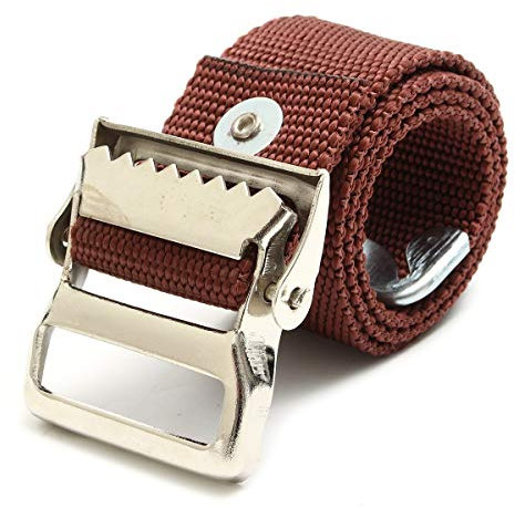 MASUNN Stelzen Riemen Trockenbau Bein Band Gurte Kit Haken Und Loop Canvas Gewebt Braun