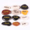 ROCKIMPACT 12 Steine mit Spruch Gravierte Steine Gravur Inspirierende Glücksbringer Ermutigung Geschenk, Verschiedene Sprüche, 5-8cm