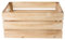 green leaves Sturdy Natural Wooden Apple Crates Retail Display Shelf Box Storage Gift Hampers (Medium)