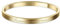 AURSTORE® Bracelet Jonc Fin en Acier Inoxydable 316L avec Message Phrases d'Inspiration Largeur 4 mm Plusieurs Messages au Choix Couleurs Doré (Marraine Ma Reine D'amour)