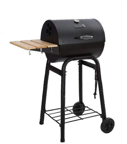 sal mar Barbecue Carbonella Carbone Portatile Legna BBQ Coperchio Griglia Ghisa Pedro 45