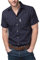 Rydale Mens Short Sleeved Shirt Whitby Navy