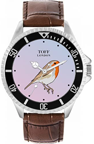 Toff London Robin-Vogel-Uhr