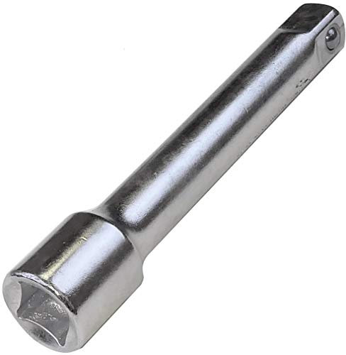 AERZETIX - C47124 - Rallonge prolongateur embout - 1/2''x125mm - pour clé à cliquet douille de vissage à 4 pans - en acier Cr-V