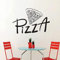 One Piece Pizza Wandaufkleber Wohnkultur Restaurant Innenarchitektur Wandaufkleber Vinyl Aufkleber 45 * 68 Cm