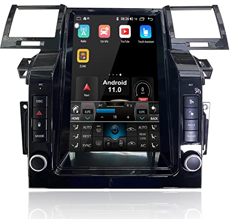 MOOKAKA Android 11.0 Auto Radio 1 DIN Navegación GPS para Land Range Rover Sport 2005-2009 Estéreo para automóvil Reproductor Multimedia Bluetooth Pantalla IPS con Carplay,WiFi,DSP, HDMI,RDS (6+128G)