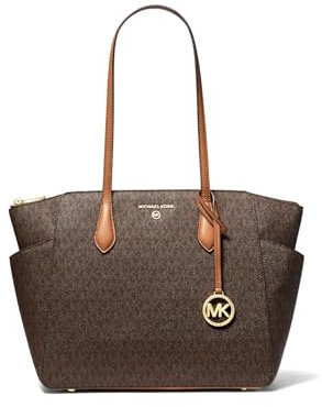 Michael Kors Damen Marilyn Md Tz Tote Bag, BRN/Acorn