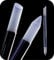 Set di lime per cuticole in vetro, per manicure, professionale e di precisione, superficie abrasiva che non si consuma mai, qualità ceca (1 unità)