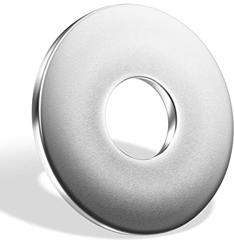 Rondelles Metal M8, 10 Pièces Rondelle Inox M8 x 30mm, Leryati Rondelles Plates Acier Inoxydable Rondelles, DIN9021 / ISO7093 Penny Rondelles Acier Inoxydable Rondelles