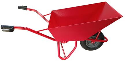 Kelberg Baukarre Steinsetzer 120L BAU-Garten-Hof Schubkarre 2,5 mm Stahl Mulde 250 kg