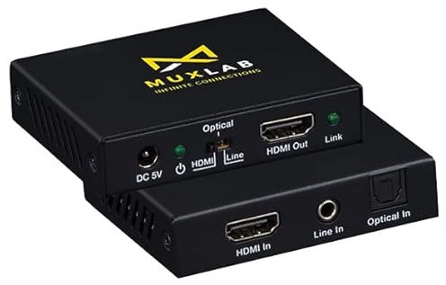 HDMI a HDMI con audio Embedder | 4K2K a 50/60Hz (4:4:4) | HDMI 2.0b (18Gbps) | HDCP 2.2 | DVI 1.0