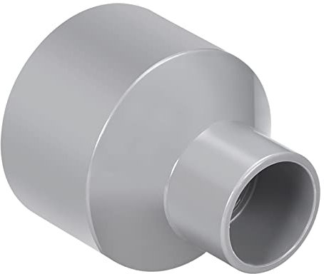 QUARKZMAN 63mm x 32mm PVC Réduction Couplage x 1 Pièce DWV Tuyau Raccord Couplage Connecteurs pour Bâtiment Irrigation Plomberie Installation, [Gris]