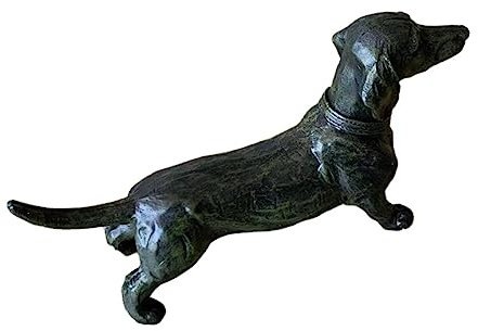 TOYANDONA Dackel Dekoration Harz Umweltfreundlich Für Büro Und Zuhause Schwarz Spielzeugähnlich Kreativ