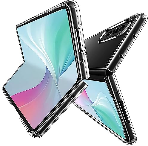 CoolGadget Handyhülle für Samsung Galaxy Z FOLD 4 Ultra Dünn Transparent | Slim Case aus flexiblem TPU, federleicht, kaum sichtbar, kratzfest, minimalistisch
