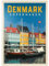 MyPuzzle Dänemark: Kopenhagen, Vintage Poster - Premium 1000 Teile Puzzle - MyPuzzle Sonderkollektion von Anderson Design Group