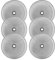 Sivaphe 6 Pack French Press Replacement Filter Screen for Universal 1000 ml / 34 oz / 8 Cup French Press Coffee Makers, Reusable Stainless Steel Mesh Filters, Includes Metal Center Ring(34 oz)