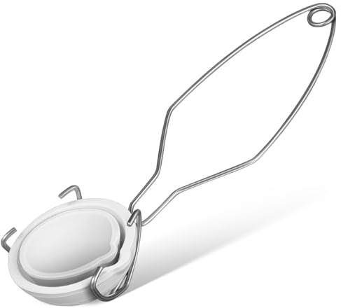 SEWACC Suministros Químicos Taza Pequeña De Crisol De Cerámica Para Fundir Con Pinzas De Mango Para Fundir Refinar Aleación De Latón Oro Y Plata Pinzas Para Crisoles