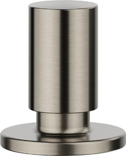 BLANCO Botón de tracción Redondo Satinado Platino | Agujero requerido/diámetro de perforación: 14 – 35 mm | se Puede Combinar con Todos los fregaderos y desagües BLANCO