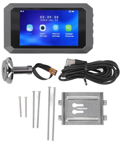 BuyWeek Spioncino Digitale, 1080P 3,97 Pollici Telecamera Spioncino Notturna Angolo Visivo Largo 135° Videocitofono Spioncino per Porta