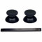 BODYA 2Pcs Joystick Caps for Meta Oculus Quest 2 Controller Analog Thumbsticks Mushroom Caps Black