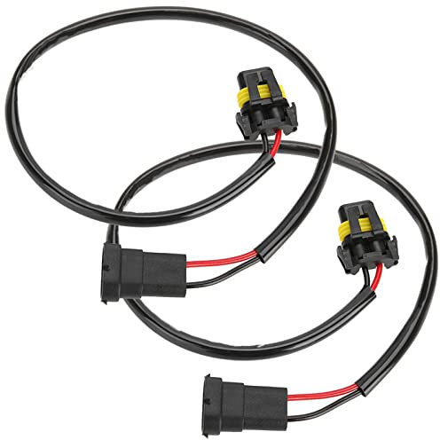 Gavigain Adapter Konverter Kabel, H11 9006 Scheinwerfer Nebelscheinwerfer Buchsen Verlängerungskabel für Nebelscheinwerfer