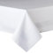 Clinotest Tischdecke 50x50 cm – Tischdecke quadratisch aus 100% Baumwolle mit Atlaskante – Oeko-Tex Zertifiziert, waschbar bis 95 °C – Tischwäsche weiß für Festliche Anlässe & Alltag - Silbergrau