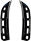 Auto Frontlippe Frontspoiler für Mercedes Benz W167 GLE 2020 2021 2022 2023 GLE350 GLE450 GLE580 GLE53 AMG,Front Stoßstange Splitter Canard Diffusor Fin Ersatz Zubehör,A-Glossy Black