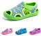 Hitmars Sandales Enfant Garcon Été Sandales Fille Fermé Toe Beach Sandals Athlétique Sandale Bébé Plage Antidérapant Vert EU 24