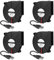 AITRIP 4 Stück DC 5V USB Lüfter 75 x 75 x 15 mm bürstenloser Lüfter 120 mm Kugellagerlüfter für 3D-Drucker PC CPU Computergehäuse Lüfter Kühler