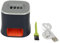 MOUMOUTEN Cascanueces eléctrico, desgranadora automática de semillas de girasol, acero inoxidable con carga USB (Blue)