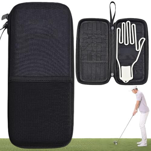 SYXLS Golf Accessories Holder, Accessories Holder,Hard Organizer For Storage Tank, Sturdy and Durable, Gloves Case with Soft Shaper Divider and Airflow, Set Organiser, Gift for Men Women (Black)