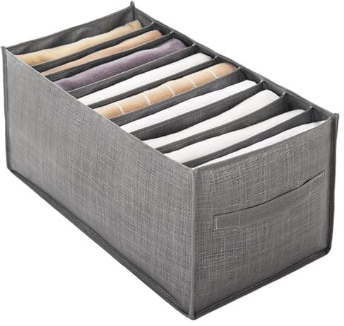 TOWARDSNAN Nicht Gewebte Stoffhosen Faltbares Hosenlagerbox Mit Mehreren Fächern Langlebige Hose Organisatoren