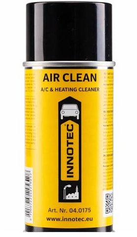 INNOTEC Air Clean New 150 ml – Luft- & Klimaanlagen Reiniger – entfernt unangenehme Gerüche aus Innenräumen, Lüftungs- & Heizungssystemen – für Büro, Fahrzeuge & Wohnräume – Frische ohne Rückstände