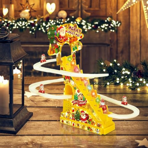 Jipersuo Penguin Game Toy Playful Musical Roller Track Playset with Music & LED Flashing Lights On/Off Button Toddlers and Kids 23